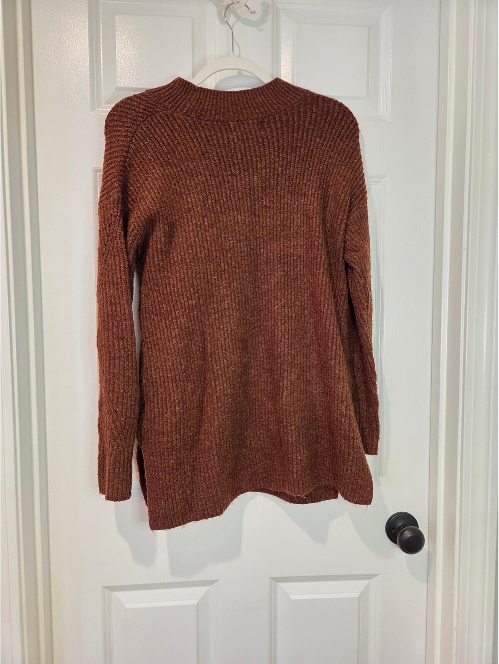 Old Navy Women's Medium Brown Ribbed Knit Sweater